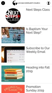 Live Oak Community Church screenshot 1