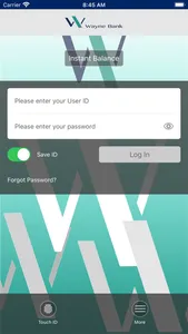 Wayne Bank and Trust E-Banking screenshot 1