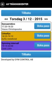 A3 Träningscenter screenshot 1