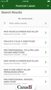 Pesticide Labels screenshot 1