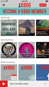 KBOO Community Radio App screenshot 1