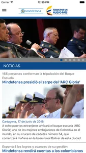 Mindefensa Colombia screenshot 1