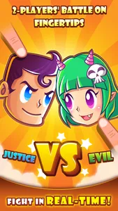 Justice vs.Evil-2 player games screenshot 0