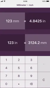 Millimeters to Inches screenshot 2