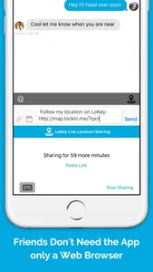 LoKey - The Location Sharing Keyboard screenshot 2