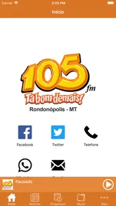 105 FM de Rondonópolis screenshot 0