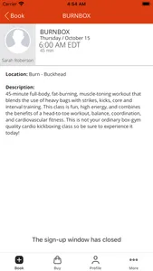 BURN Cycle-Kick-Yoga screenshot 2