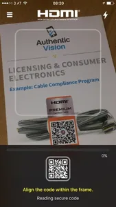 HDMI Cable Certification screenshot 1