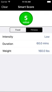 Smart Score - Food and Fitness Points Calculator screenshot 1