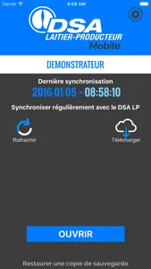 DSA Laitier-Producteur Mobile screenshot 0