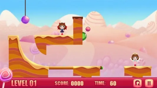 The rolling candy ball screenshot 0