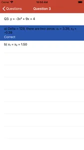 My Quadratic screenshot 3