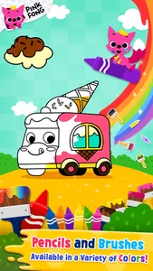 Cars Coloring Book PINKFONG screenshot 1