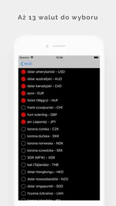 Exchange rate - Poland screenshot 1