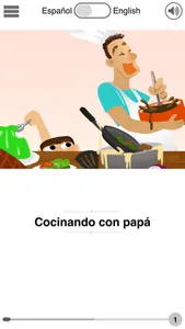 Bilingual Books Spanish Cooking with Dad screenshot 0