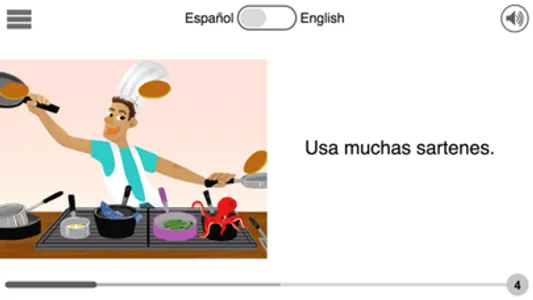 Bilingual Books Spanish Cooking with Dad screenshot 1