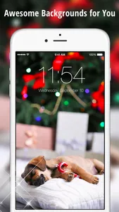 Xmas Themes for iOS 9 - Magic Christmas Wallpapers with Santa Claus & New Year screenshot 4