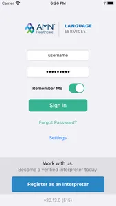 AMN InPerson Interpreting screenshot 0