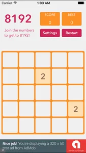 2048 - 8192 screenshot 0