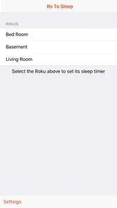 Ro To Sleep:A Roku Sleep Timer screenshot 0