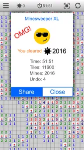 Minesweeper XL classic + undo screenshot 1