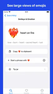 SearchMoji: Emoji Search App screenshot 1