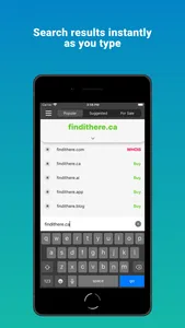 Instant Domain Search screenshot 0
