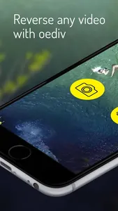 Oediv - create backwards videos with sound screenshot 0