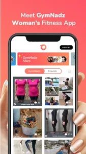 Gymnadz - Women's Fitness App screenshot 0