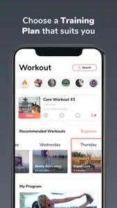 Gymnadz - Women's Fitness App screenshot 1