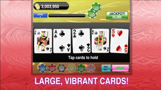 Acey Deucey Three of a Kind Video Poker FREE edition screenshot 2