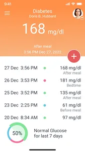 Blood Sugar Diary for Diabetes screenshot 0