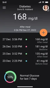 Blood Sugar Diary for Diabetes screenshot 1