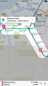 Fukuoka Rail Map Lite screenshot 2