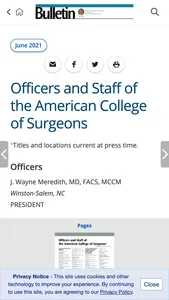 ACS Bulletin screenshot 1