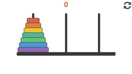 Flat Tower Of Hanoi screenshot 1