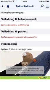 Felleskatalogen Helsepersonell screenshot 3