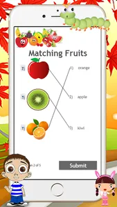 ABC Game for Nursery - Kid Learning Fruits match screenshot 1