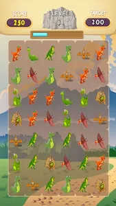 Age Dinosaur Match 3 : Dino Kids Matching Puzzle Games Free screenshot 1