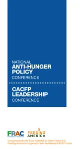 Anti-Hunger Policy Conference screenshot 0