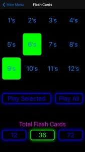 Neon Times Tables screenshot 1