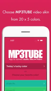 MP3TUBE 音声をビデオに screenshot 0