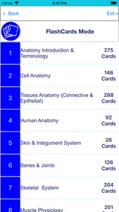 Anatomy & Physiology 22 topics screenshot 1