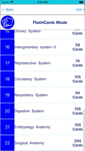 Anatomy & Physiology 22 topics screenshot 3