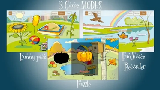 Wunderkind - seasons, education game for youngster and cissy screenshot 1