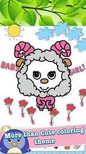 Farm Animals Drawing Coloring Book - Cute Caricature Art Ideas pages for kids screenshot 3