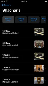 Zmanim for YU screenshot 2