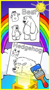 ABC Animals Coloring Book screenshot 1