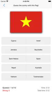 The Countries, Quiz screenshot 1