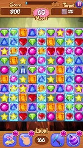 Crystal Insanity - Match 3 Diamond & Jewels Mania screenshot 0